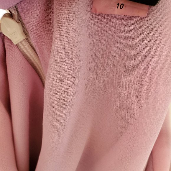 COPY - Silk Short midi halter Dress 6 8 10 bridesmaid party tiedyed painted pur… - Picture 11 of 16